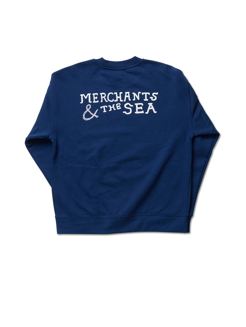Merchants & The Sea Navy Crewneck