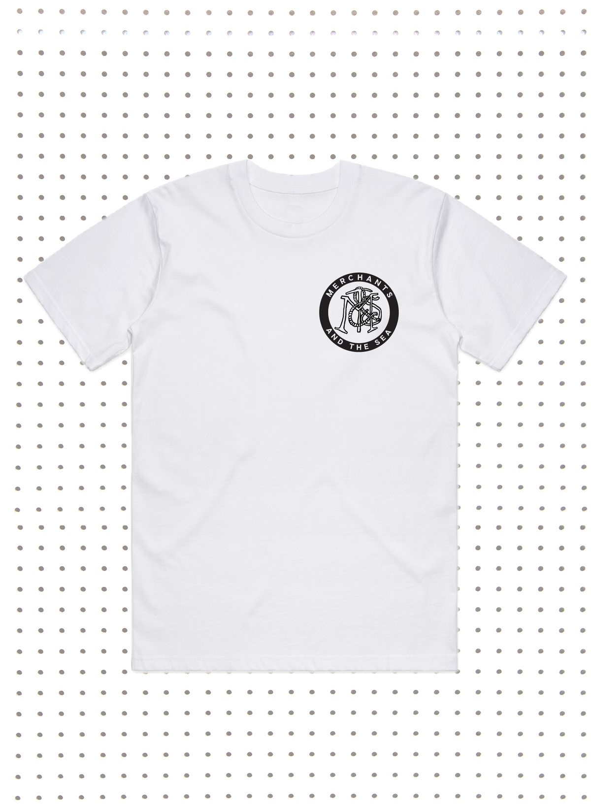 Merchants & The Sea White T-Shirt